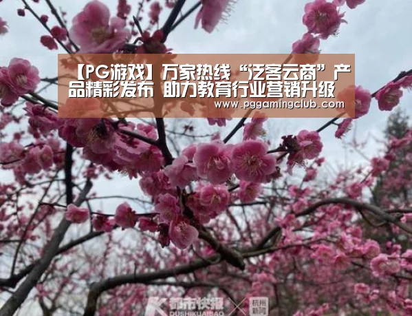 【PG游戏】万家热线“泛客云商”产品精彩发布 助力教育行业营销升级(图3) PG畅玩